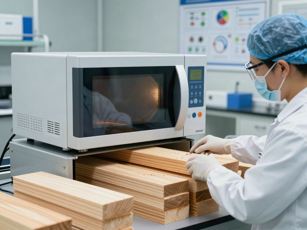 Traitement des insectes à bois avec Shashel® dans un laboratoire moderne.