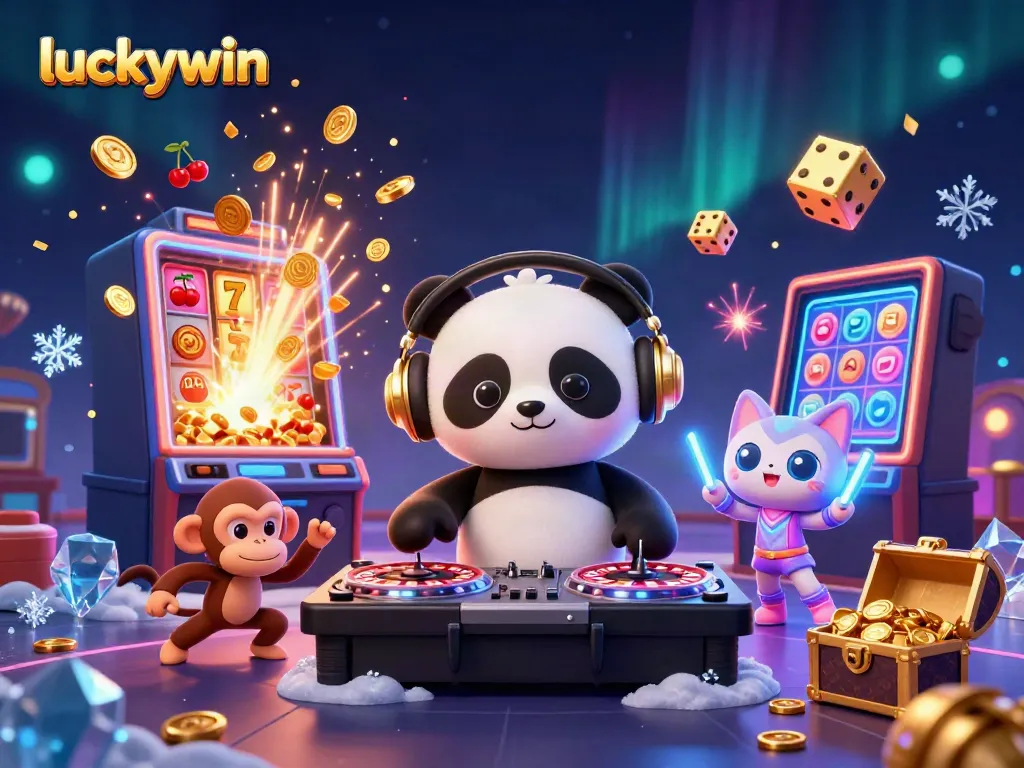 Experience thrilling gameplay at luckywin with vibrant characters and exciting jackpot elements.