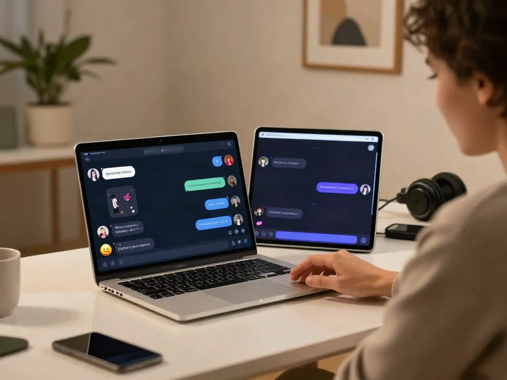 Exciting NSFW AI chat scene showing user interacting with animated characters in a vibrant digital environment.
